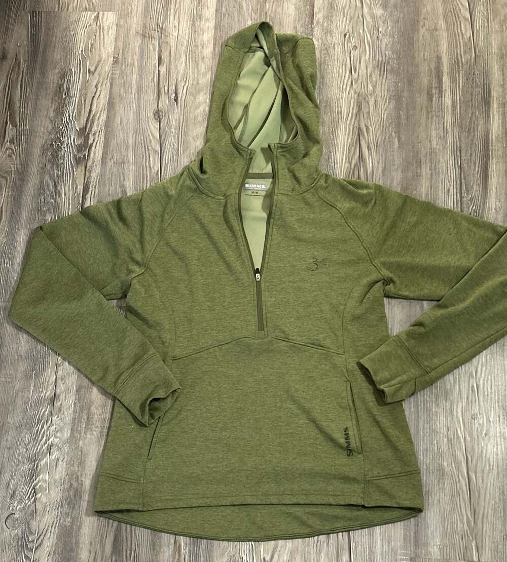 Simms Women's BugStopper 1/2 Zip Pullover Hoody